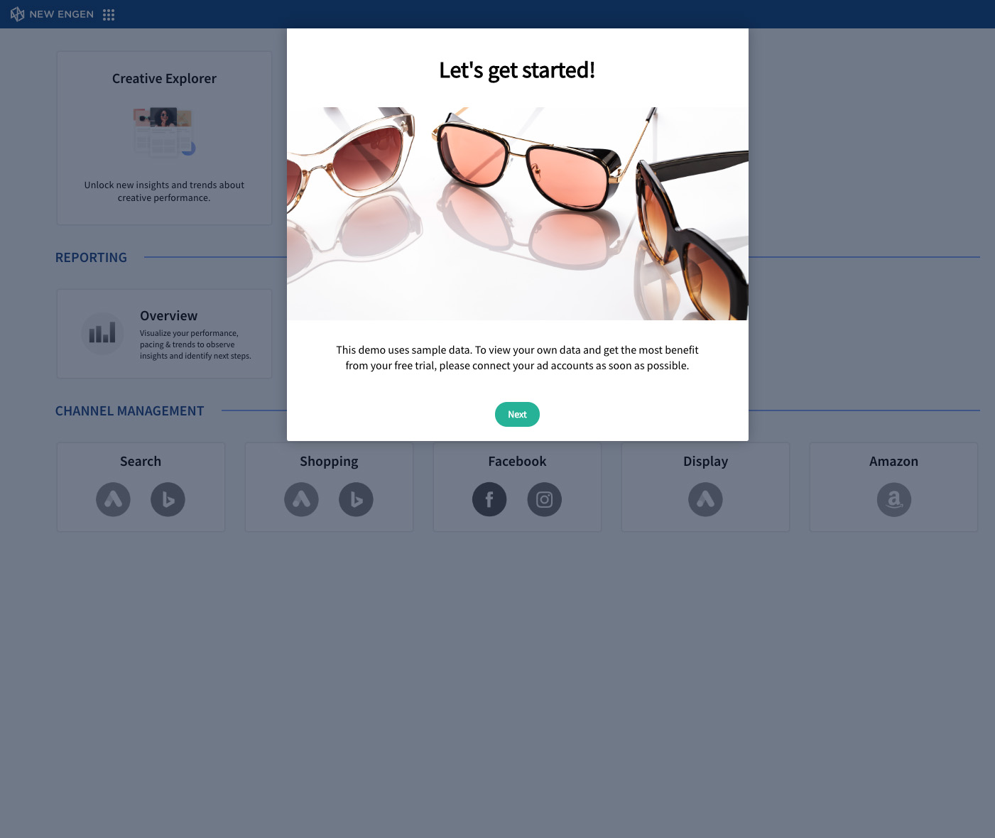Creative Explorer Concept Wireframes
